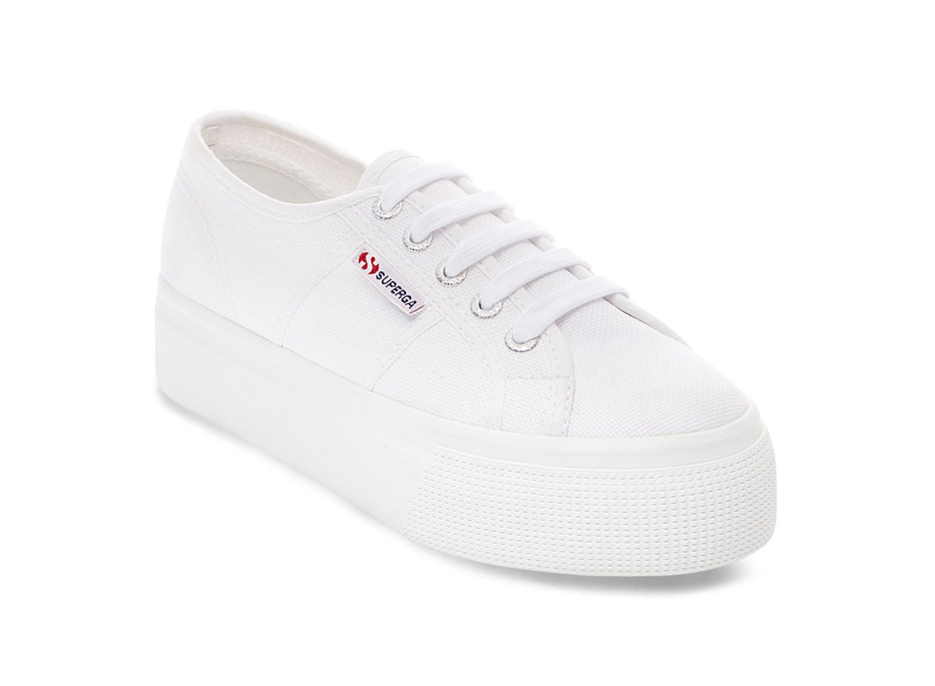 Superga Plataforma Mujer Blancas - 2790 Acotw - 091573SAT